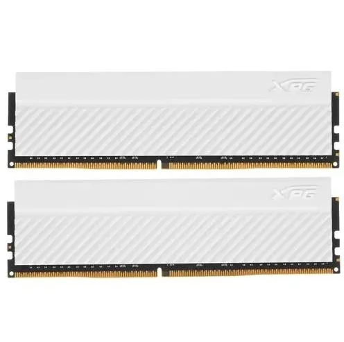 Модуль памяти ADATA XPG Gammix D45 Gaming DDR4 Общий объём памяти 32Гб Module capacity 16Гб Количество 2 3200 МГц Радиатор Множитель частоты шины 16 1.35 В белый AX4U320016G16A-CWHD45