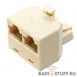 5bites LY-US024 Адаптер проходной  RJ-45 8P8C M/2F
