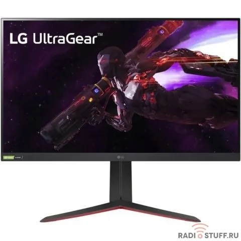 LCD LG 31.5'' 32GP850-B {IPS 2560х1440 180hz 1ms 350cd 178/178 1000:1 10bit(8bit+FRC) HDR10 2xHDMI2.0 DisplayPort1.4 FreeSync AudioOut 2xUSB3.2 Pivot VESA}