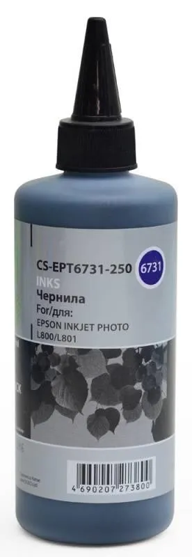 Чернила BLACK 250ML /L800 CS-EPT6731-250 CACTUS