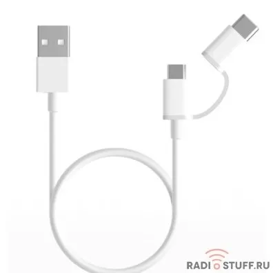 Xiaomi Mi 2-in-1 USB Cable Micro USB to Type C (30cm) [SJV4083TY]