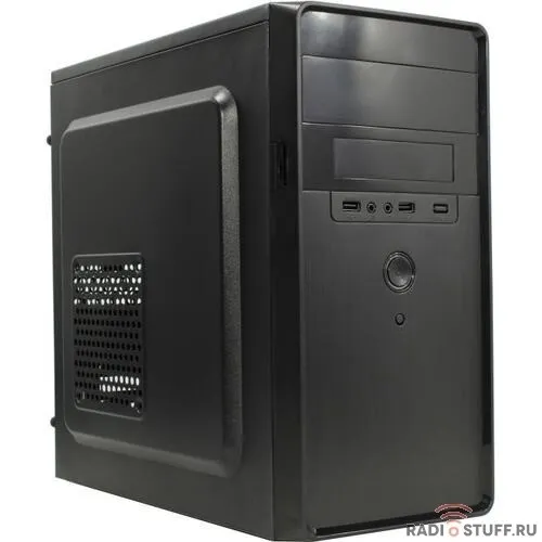 Exegate EX286426RUS Корпус Minitower ExeGate BA-309-450W-8 (mATX, БП AA450 с вент. 8см, 2*USB, HD аудио, черный)