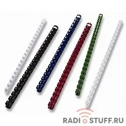 Office Kit  Пластиковые пружины BP2041 14 мм белые 100 шт.