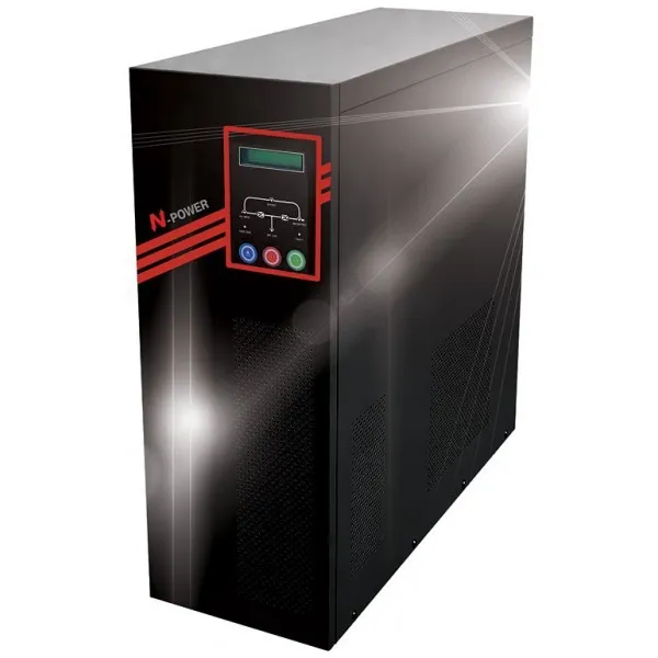 ИБП с двойным преобразованием N-Power Power-Vision Black 6 LT ─ однофазный ИБП 6 кВА online с гальванической развязкой и изолирующим трансформатором