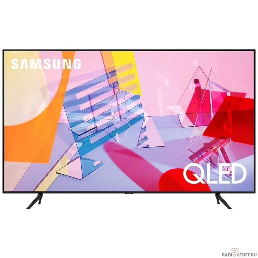 Samsung 50" QE50Q60BAUXCE Series титан 4K {Ultra HD 60Hz DVB-T2 DVB-C DVB-S2 USB WiFi Smart TV (RUS)}