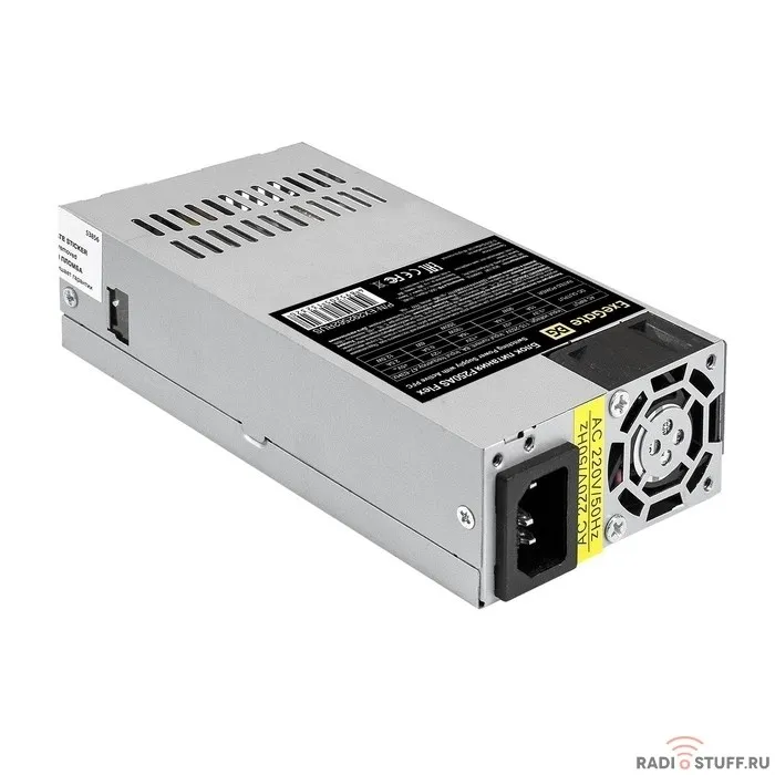 Exegate EX292562RUS Блок питания 250W ExeGate F250AS (Flex ATX, for ITX case, APFC, КПД 80% (80 PLUS), 4cm fan, 24pin, (4+4)pin, PCI-E, 3xSATA, 2xIDE) 