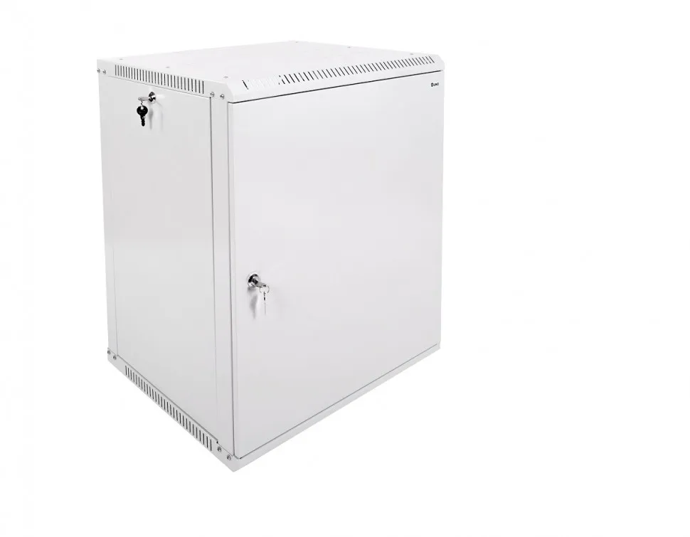 Шкаф телекоммуникационный настенный разборный ЭКОНОМ, 15U, (600x520мм), дверь металл, ЦМО