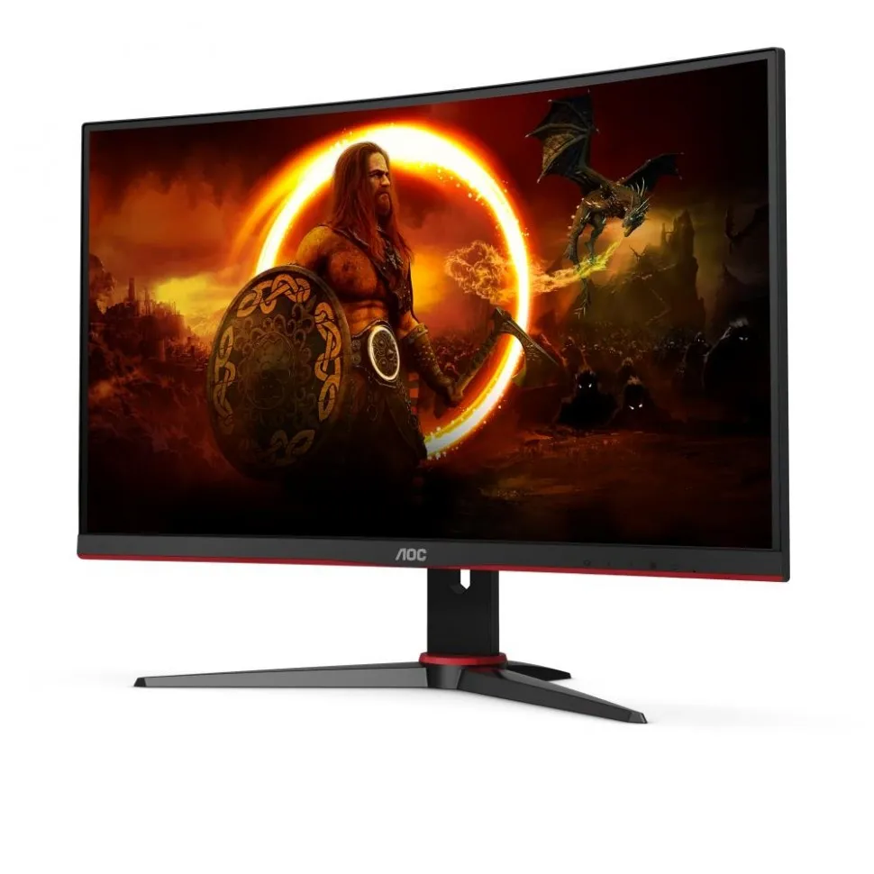 LCD AOC 23.6" C24G2AE Gaming {VA 1920x1080 165Hz 4ms 250cd 16:9 178/178 3000:1 8bit D-Sub 2xHDMI1.4 2xDisplayPort1.2 FreeSync 2x2W VESA}