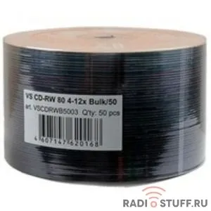 Диски VS CD-RW 80 4-12x Bulk/50       