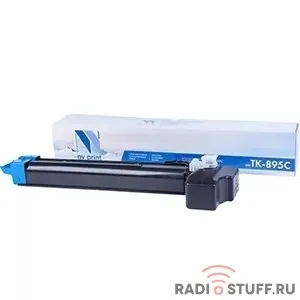 NV Print  TK-895C Тонер-картридж для Kyocera-Mita FS-C8025MFP/8020MFP, C, 6K
