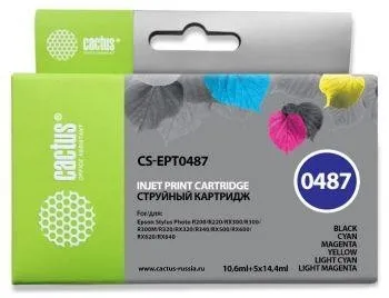 Картридж COLOR 88ML CS-EPT0487 CACTUS
