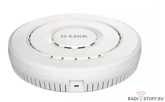 D-Link DWL-8620AP/UN/A1A Беспроводная двухдиапазонная унифицированная точка доступа AC2600 Wave 2 с поддержкой MU-MIMO и PoE