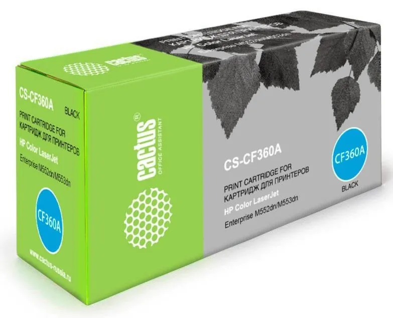 Картридж BLACK /M552DN/M553DN 6K CS-CF360A CACTUS