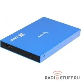 Gembird EE2-U3S-56 Внешний корпус 2.5" синий металлик, USB 3.0, SATA, алюминий