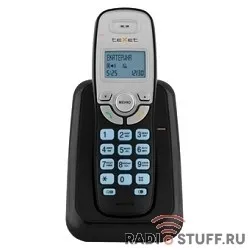 TEXET TX-D6905A  черный (громкая связь,телефонная книга на 50 имен и номеров, определитель номера, будильник)