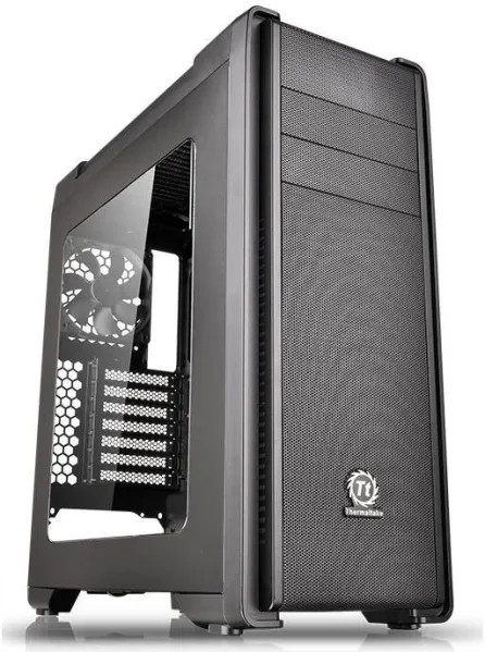 Корпус Tt Versa C21 [CA-1G8-00M1WN-00]  ATX / win / black / no PSU