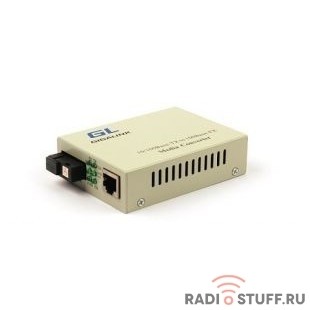 GIGALINK GL-MC-UTPF-SC1F-18SM-1550-N Конвертер из UTP, 100Мбит/c в WDM, без LFP, SM, SC, Tx:1550/Rx:1310, 18 дБ (до 20 км)