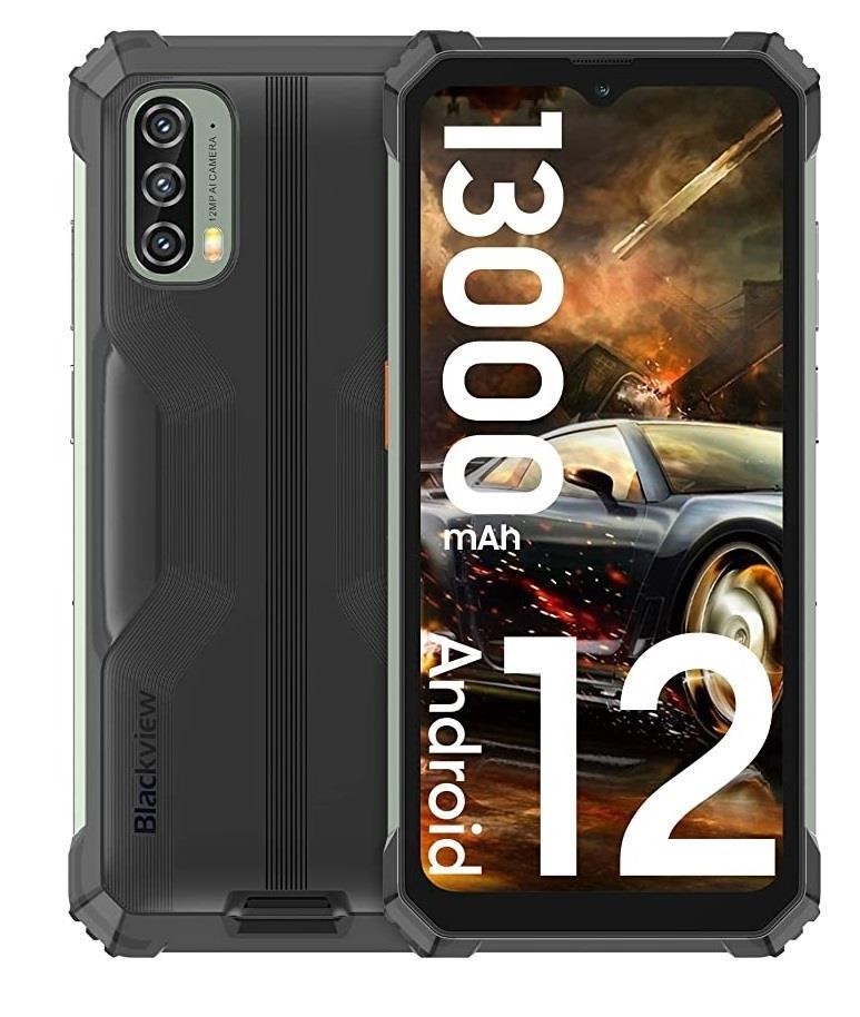 Смартфон BLACKVIEW BV7100 BLACK 128 Гб RAM 6Гб черный Наличие WiFi Наличие 3G LTE Наличие 4G OS Android 12.0 1080 x 2408 IPS-LCD Dual SIM 1xUSB type C Камера 12MP+8MP+2MP 8MP Battery 13000 мА/час BV7