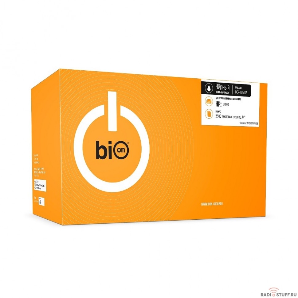 Bion Q2613A Картридж для HP Laser Jet 1300 (2500  стр.), Черный