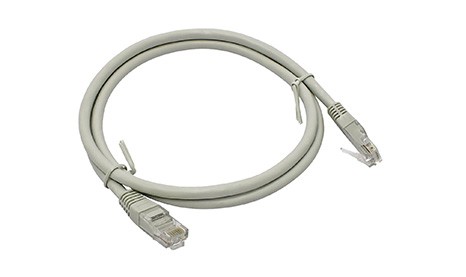 Патч-корд, 4 пары, U/UTP, cat.5e, PVC, 0.5 м, серый, Datarex Патч-корд, 4 пары, U/UTP, cat.5e, PVC, 0.5 м, серый, Datarex