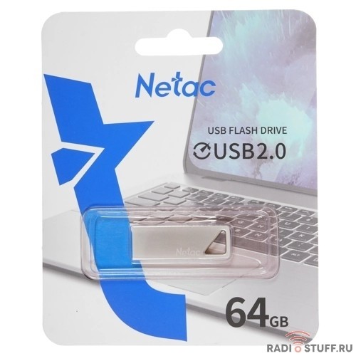 Netac USB Drive 64GB U326 USB2.0, retail version [NT03U326N-064G-20PN]