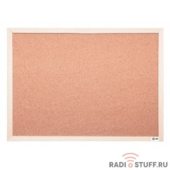 Cactus CS-CWBD-60X90 Демонстрационная доска, пробка/ пробковая 60х90см деревянная рама коричневый